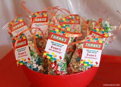 Lego Party Favors, Lego Food, Lego Themed Party, Lego Theme, Ideas Cumpleaños, Ninja Party, Party Hardy, Lego Birthday Party, Lego Birthday