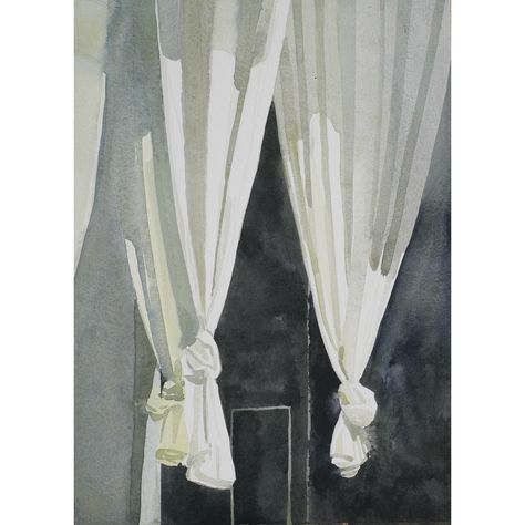 Curtains II Watercolour 36 x 26 #curtains #watercolor #interior #linen #light #archespaper #workonpaper #blackandwhite #watercolour #acuarela #aquarelle Watercolor Interior, Arches Paper, Curtains, Photo And Video, Instagram Photos, Instagram Photo, On Instagram, Quick Saves, Instagram