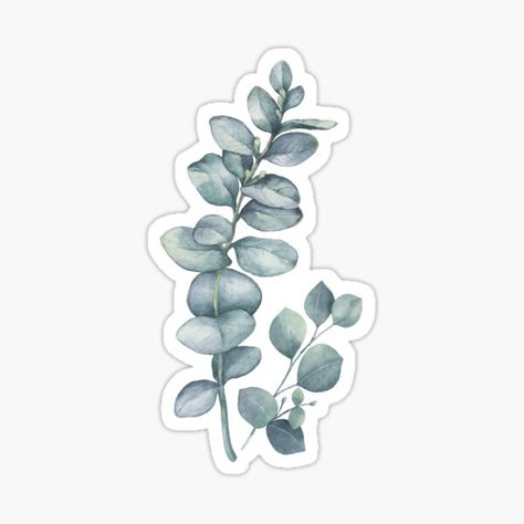 Pegatinas: Watercolour | Redbubble Stiker Macbook, Botanical Stickers, Stickers Cool, Homemade Stickers, Pola Kartu, Tumblr Stickers, Bullet Journal Mood, Tapeta Galaxie, Scrapbook Stickers Printable