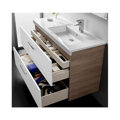 Modern Small Bathrooms, Small Bathroom Vanities, Bathroom Units, Trendy Bathroom, Bathroom Vanity Units, Bathroom Layout, Vanity Units, Design Case, Bathroom Organization