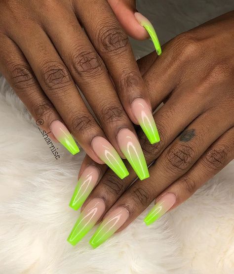 follow me for more pics Nail Art Vert, Lime Nails, Acrylic Nails Natural, Wedding Nail Polish, Lime Green Nails, Neon Green Nails, Green Acrylic Nails, Green Nail Art, Green Nail Designs