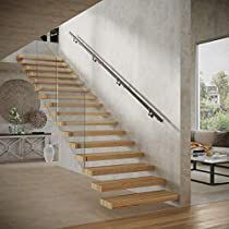 Check this out at Amazon Stairway Handrail, Exterior Handrail, Stairs Cladding, Stainless Steel Staircase, Staircase Kits, Loft Staircase, Stainless Steel Handrail, Staircase Handrail, Steel Handrail