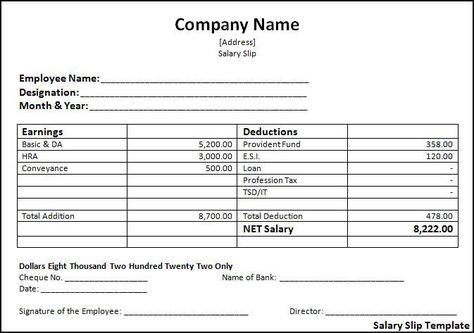 A salary slip template is a document issued by the employer to his employees when they are paid their salaries. This simple business document contains information about salary of an employee like h… Business Plan Template Word, Payroll Template, Invoice Format, Certificate Format, Certificate Of Achievement Template, Invoice Template Word, Project Management Templates, Receipt Template, Statement Template