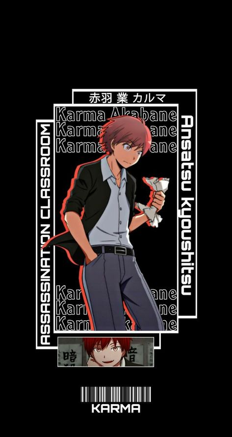 Karma Wallpapers, Karma Akabane Wallpaper, Karma Kun, Pp Wa, Nagisa Shiota, Karma Akabane, Haikyuu Wallpaper, Anime Tees, Anime Tshirt