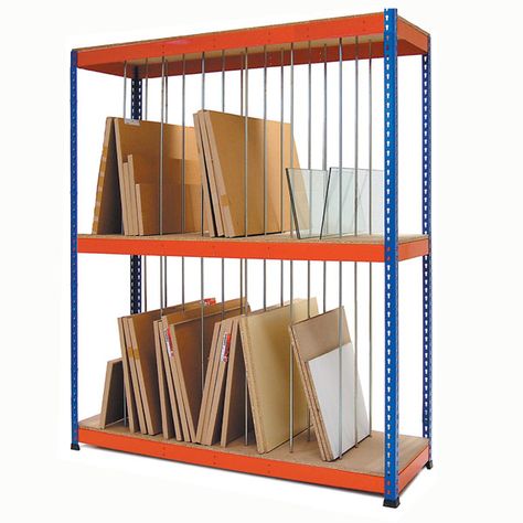 vertical storage Cardboard Box Storage, Museum Storage, Art Studio Storage, Glass Shelves In Bathroom, Glass Shelf Brackets, Glass Shelves Kitchen, Floating Glass Shelves, Art Studio Organization, Art Supplies Storage