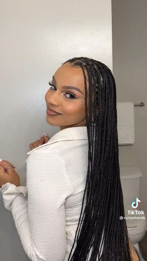 Small Box Braids Hairstyles, Small Box Braids, Short Box Braids Hairstyles, Big Box Braids Hairstyles, Single Braids, Box Braids Hairstyles For Black Women, Cute Box Braids Hairstyles, Twist Braid Hairstyles, Protective Hairstyles Braids