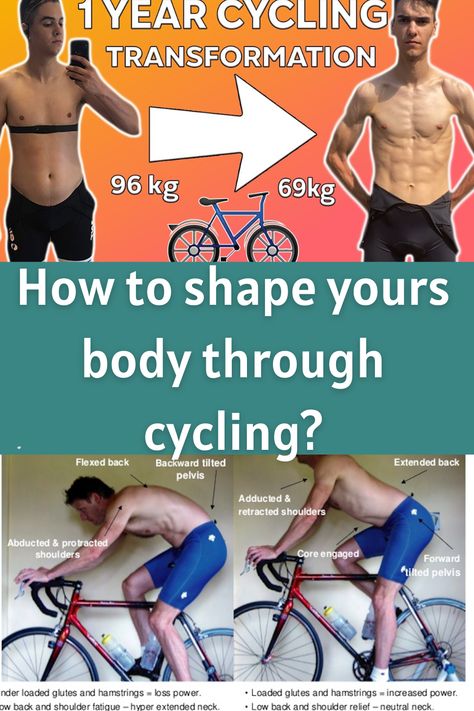 How to shape yours body through cycling? Cycling Body, Transformation Body, Our Body, The Good, Cycling, Lifestyle, Health