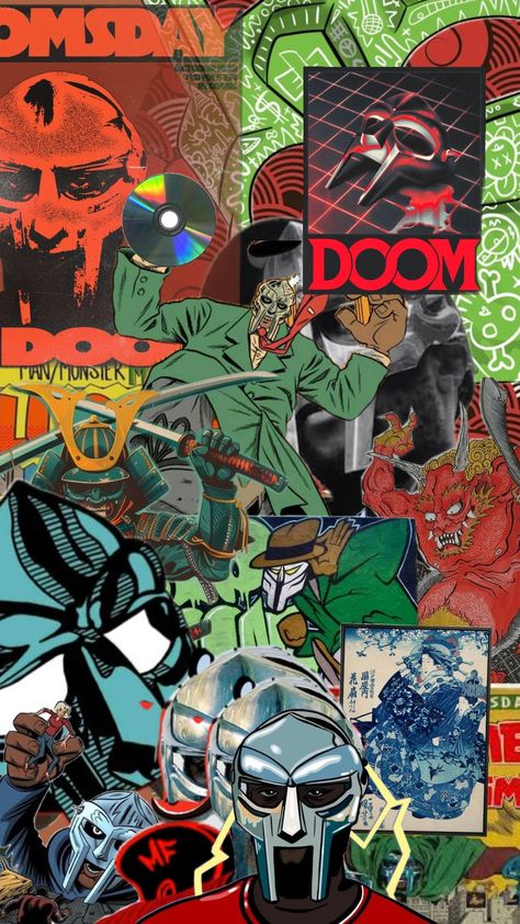 MF I AM DOOM Mf Wallpaper, Mf Doom Aesthetic, Mr Doom, Secret Starbucks Recipes, Dr Doom, Hip Hop Artwork, Hip Hop Lyrics, Cartoon Artwork, Mf Doom