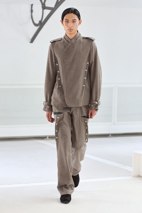 Kiko Kostadinov, Menswear Runway, Brand Magazine, Male Fashion Trends, Menswear Collection, Mens Accessories Fashion, Model Agency, Fallout, Fashion Details