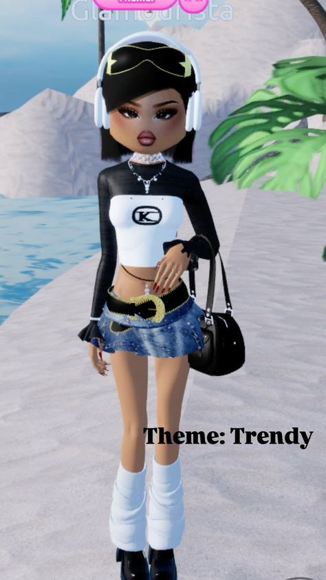 Trendy Dress To Impress Outfit, Trendy Outfits Dress To Impress, Dress To Impress Trendy Theme, Dress To Impress Aesthetic, Dress To Impress Trendy, Dress To Impress Outfits, Dti Outfits, Trendy Dress Outfits, Trendy Dress