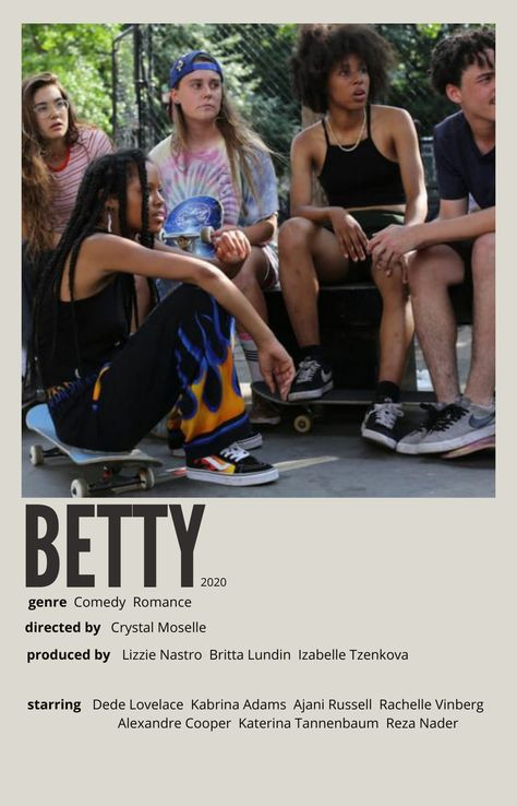 Skate Kitchen Poster, Betty Hbo Series, Black Movies To Watch List, Skate Movies, Skate Kitchen, Skate Poster, Black Love Movies, Poster Polaroid, Black Movies