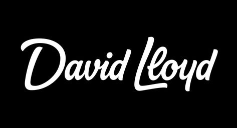 David Lloyd - Rob Clarke David Lloyd Gym, Handwritten Logo Design, Cricut Stencils, Handwritten Logo, Gym Logo, Magazine Mockup, Logo Type, Design Logos, Old Logo