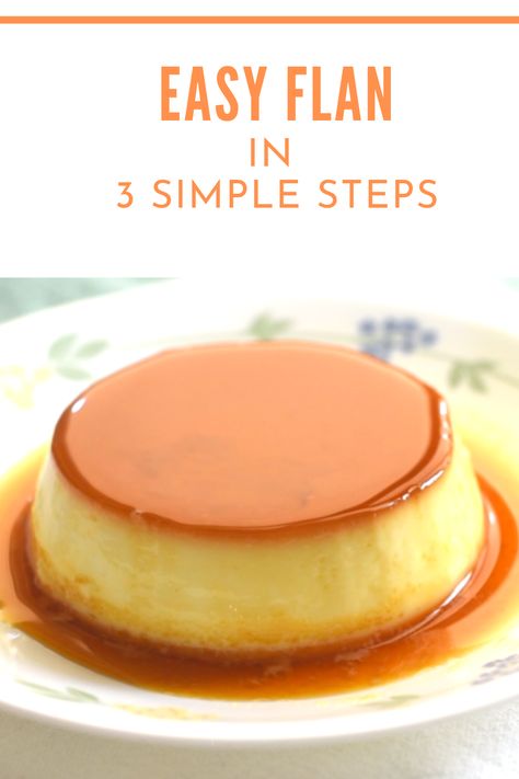 Easy Creme Caramel Recipe, Simple Flan Recipe, Recipe For Flan Creme Caramel, Flan Pudding Recipe, Crem Caramel Recipe, Crème Caramel Recipe, Small Flan Recipe, Authentic Flan Recipe, Creme Caramel Recipe Easy