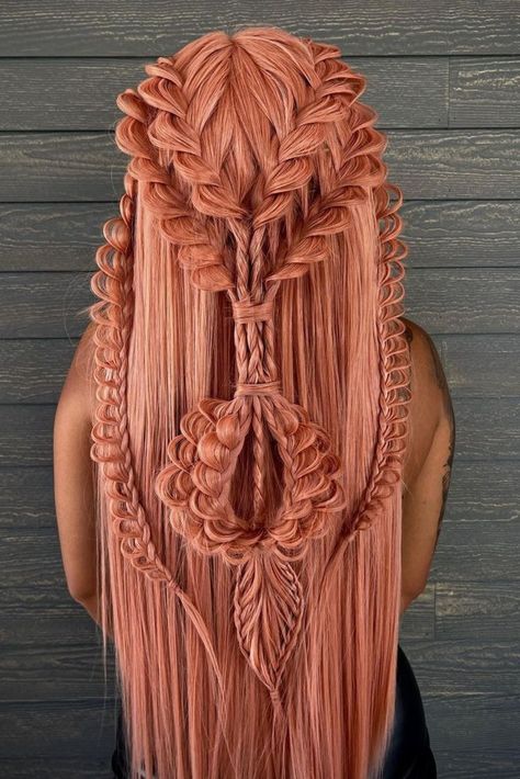 GOT inspired braids Fantasy Braids, Braided Rose Hairstyle, Rose Hairstyle, Rose Braid, Flowers In Your Hair, A Game Of Thrones, How To Weave, Steampunk Women, Perfect Hairstyle