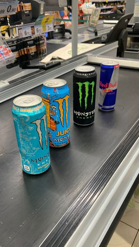 Monster Drink Aesthetic, Impulsive Ideas, Red Bull Drinks, Shattered Mirror, Monster Pictures, Pretty Alcoholic Drinks, Image Spiderman, Monster Crafts, Monster Energy Drink