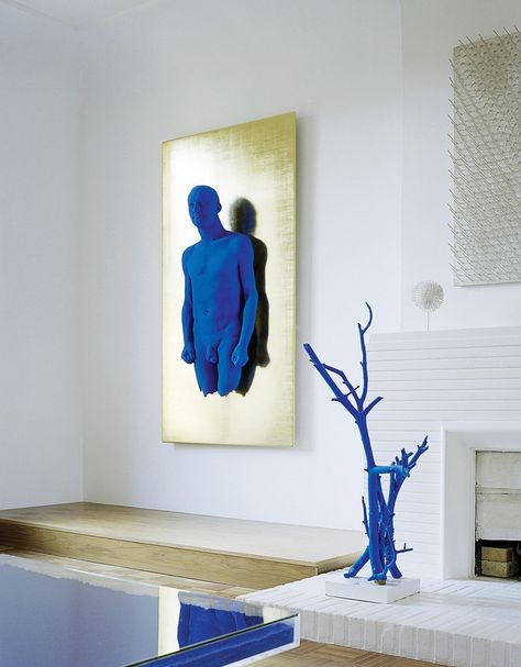 Sculpture Portrait, Interior Artwork, Yves Klein, Parisian Apartment, German Art, The Apartment, Decorative Panels, Environmental Art, Land Art