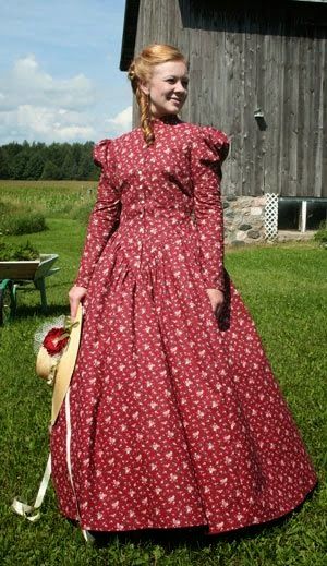 A Bride for Keeps by Melissa Jagears - Just a Little Creativity Dickens Dress, Poofy Skirts, Pioneer Clothing, Pioneer Dress, Prairie Dresses, Calico Dress, Historical Dress, 1800s Fashion, Little House On The Prairie