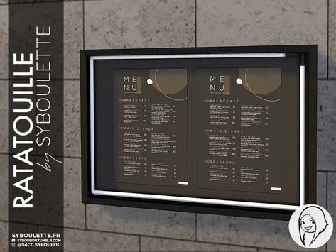 Sims 4 Restaurant Signs, Sims 4 Storefront Cc, Sims 4 Restaurant Furniture Cc, Sims 4 Menu Cc, Sims4 Restaurant Cc, Sims 4 Dine Out Cc, Sims 4 Cc Cafe Furniture, Ts4 Restaurant Cc, Sims 4 Paris Cc