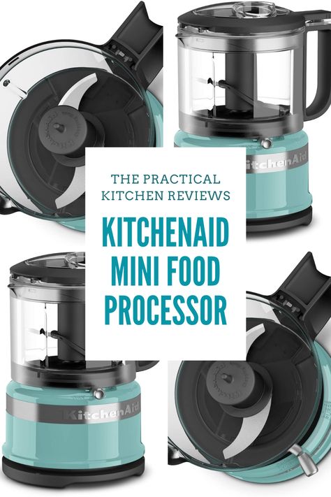 Each KitchenAid mini food processor is compact and lightweight, comfortable to hold and easy to use, with a BPA-free plastic bowl. The stainless steel blade locks into place, preventing it from sliding out when you pour. best food processor, best food processor appliances, best food processor recipes, best food processor baby food, mini food processor recipes, mini food processor uses The Practical Kitchen, Mini Food Processor, Kitchenaid Food Processor, Food Processor Uses, Processor Recipes, Kitchen Aid Recipes, Best Food Processor, Cuisinart Food Processor, Pastry School