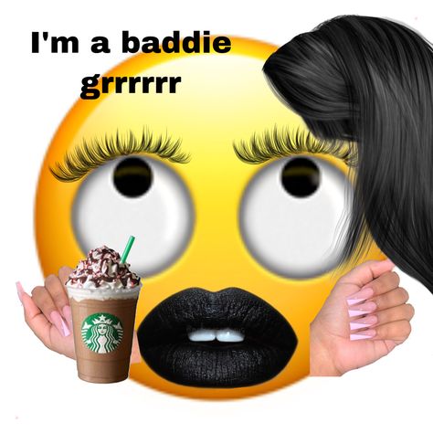 Cursed Baddie Images, Baddie Stickers Aesthetic, Baddie Stickers Printable, Cardi B Memes, How To Be A Baddie Mwah Grr Meme, Daily Memes, Quick Jokes, Halloween Face Makeup, Funny Memes