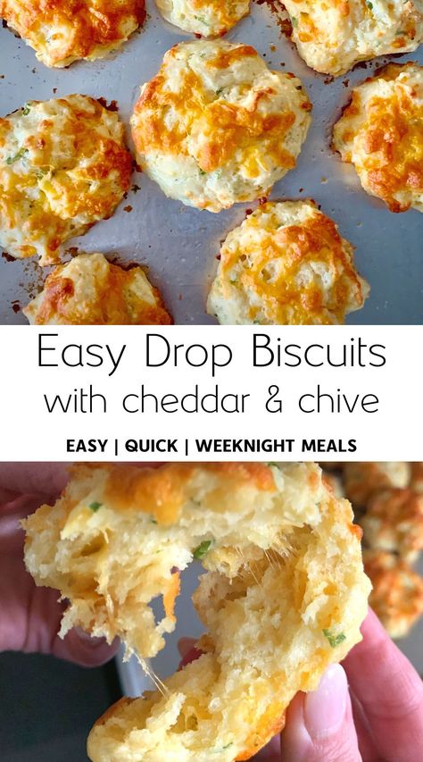 Easy Drop Biscuits, Drop Biscuits Recipe, Easy Biscuit, Cocktail Food, Food Dinners, Maple Recipes, Easy Biscuit Recipe, Savoury Biscuits, Weeknight Recipes