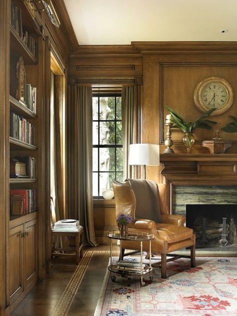 Masculine Study, Reading More, Style Anglais, Casas Coloniales, Reading Habits, Home Libraries, Set Goals, Design Living Room, Home Library