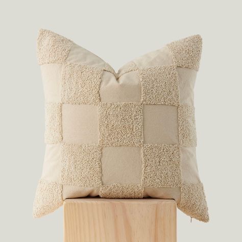 PRICES MAY VARY. 100% Cotton 【Artisan Craftsmanship】: Each Tufted Cotton Throw Pillow Cover is meticulously handcrafted by skilled artisans in India. We work directly with reputable vendors to ensure best practices for our responsible sourcing. 【Modern Boho Elegance】: Offering both a chic checkered neutral design and a vibrant, multi-colored tufted pattern, these throw pillow covers effortlessly add a touch of contemporary bohemian flair to any space, be it your balcony, bed, or sofa. 【Tufted Wo Cozy Setup, Couch Cushion Covers, Boho Throw Pillows, Throw Pillow Inserts, Knit Throw Blanket, Double Stitch, Couch Cushions, Knitted Throws, Cotton Throws