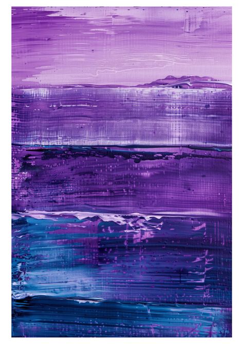 283 Abstract Interpretations of Oceanic Beauty in Purple and Blue Purple Ocean Aesthetic, Wall Decoration Ideas Bedroom, Cafe Idea, Purple Painting, Free Wall Art, Purple Wall Art, Minimalist Interior Style, Abstract Decor, Purple Art