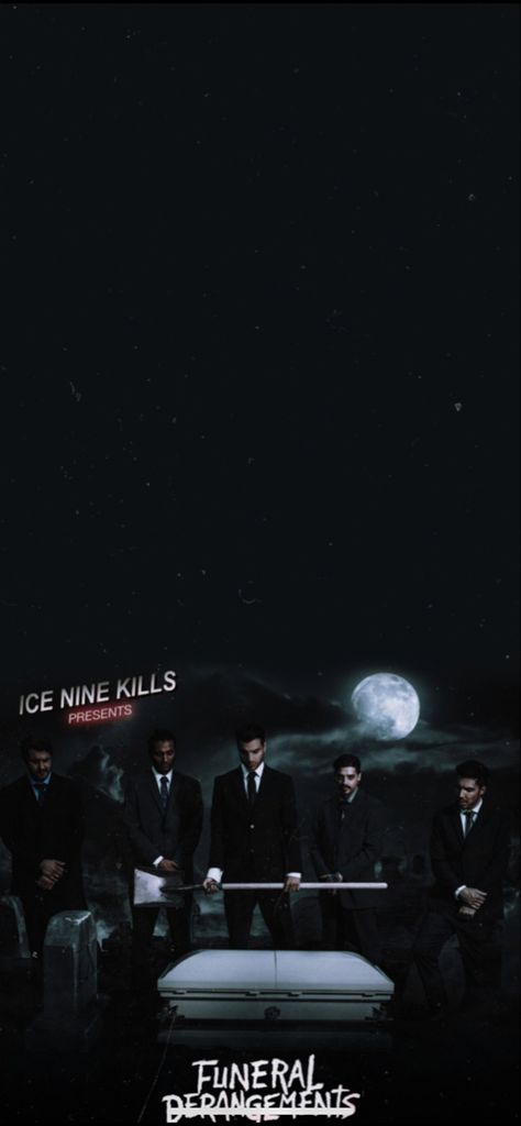 INK funeral derangements wallpaper and lockscreen Ice Nine Kills Wallpaper Iphone, Ice Nine Kills Wallpaper, Wallpaper And Lockscreen, Spencer Charnas, Ice Nine Kills, Music Wallpapers, Ice Nine, Band Art, Band Stuff