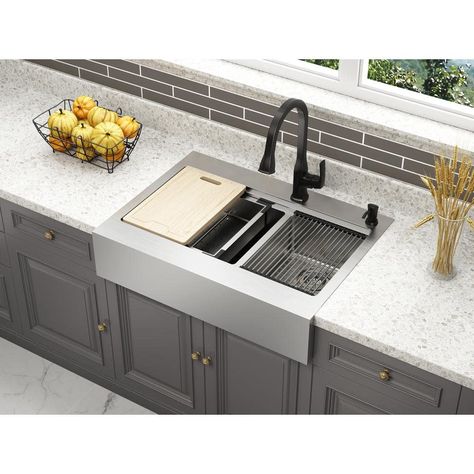 Stainless steel kitchen sink