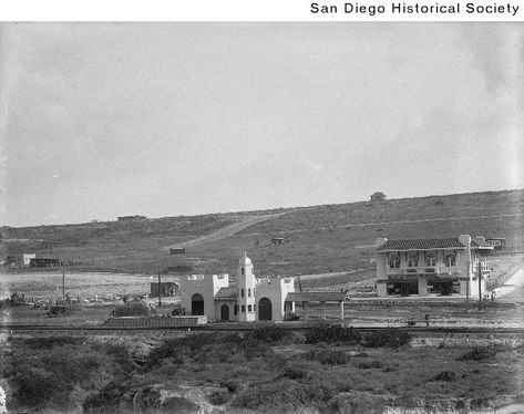 Cardiff By The Sea, Vintage California, Cardiff, By The Sea, Train Station, The Coast, Old Pictures, Artifacts, Paris Skyline