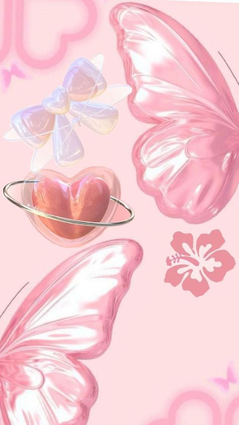 Cute Wallpapers Aesthetic Iphone 12, Iphone 15 Wallpaper Aesthetic, Walpaper Ip Iphone, Wallpaper Pink Pastel, Pink Butterfly Wallpaper, Soft Pink Wallpaper, Wallpaper Cantik Iphone, Bow Wallpaper Iphone, Wallpaper Pink Aesthetic