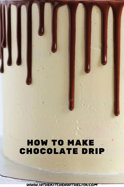 Decorated Chocolate Cake, Best Chocolate Icing, Chocolate Drip Cake Birthday, Chocolate Birthday Cake Decoration, Drip Cake Tutorial, Drip Cake Recipes, Chocolate Drip Cake, Drizzle Cake, Chocolate Cake Decoration