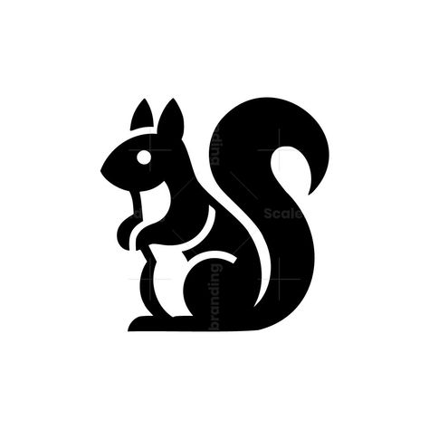 minimalist squirrel unique iconic modern Squirrel Logo. Squirrel Outline, Squirrel Icon, Animal Icon Design, Storage Logo, Squirrel Logo, Squirrel Illustration, Squirrel Design, Rooster Logo, Nordic Nature