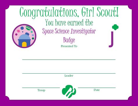 Junior Badges, Girl Scout Juniors, Space Science, Girl Scout, Girl Scouts, Science