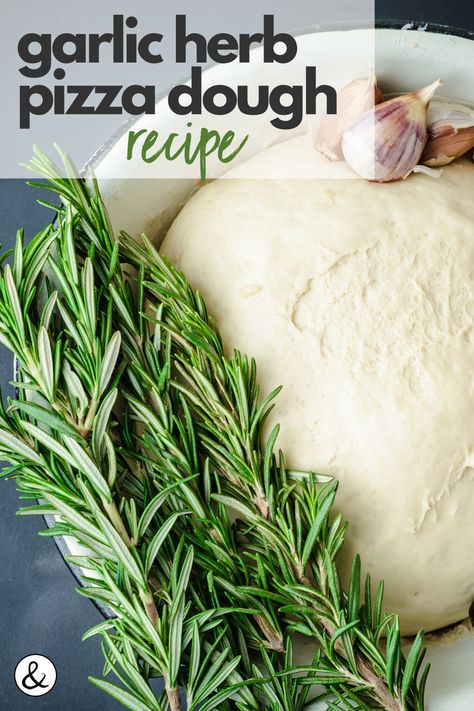 Herbed Pizza Dough Recipe, Garlic Herb Pizza Dough Recipe, Seasoned Pizza Dough Recipe, Flavored Pizza Dough Recipe, Flamingo Restaurant, Garlic Pizza Dough Recipe, Herb Pizza Dough Recipe, Artisan Pizza Dough, Camping Pizza