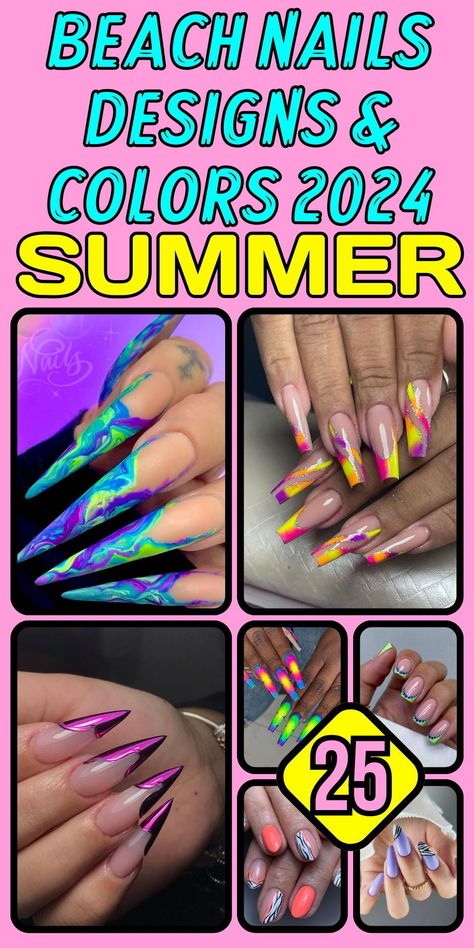 Discover beach nails designs & colors 2024 for your summer vacation. Art ideas for summer include ocean waves and sea shells, perfect for a vacation theme. Short summer nails in almond shape or vacation simple square nails are popular. Pink and blue colors capture the vacation mood. Try vacation simple acrylic nails for a trendy look. Summer toenails with gel and French tips are stylish for 2024. Nails In Almond Shape, Vacation Nails Black Women, Simple Square Nails, Summer Toenails, Beach Nails Designs, Art Ideas For Summer, Beach Nail Designs, Royal Blue Nails, Summer Pedicure