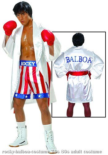 Adult Rocky Costume Rocky Halloween Costume, Rocky Balboa Costume, Rocky Costume, 1980s Costume, Red Boxing Gloves, Halloween Costumes 2022, Halloween Parejas, Spooky Costumes, Unique Halloween Costumes