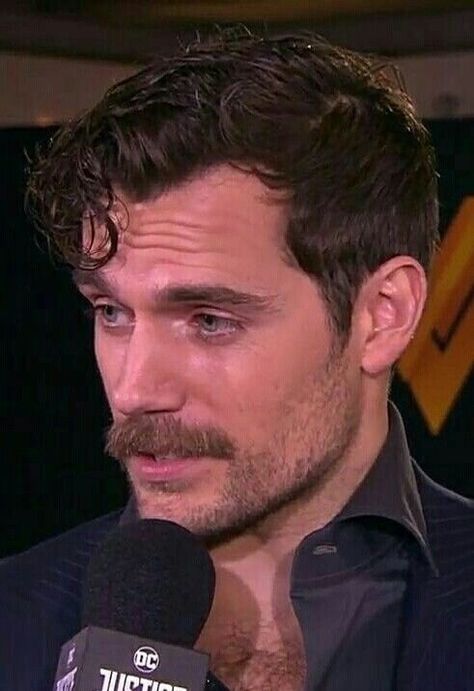 Henry Cavill With Moustache, Henry Cavil Moustache, Henry Cavill Hair, Henry Cavill Face, Henry Cavill Mustache, Superman Photoshoot, Henry Cavill Aesthetic, Henry Cavill Muscle, Hot British Actors