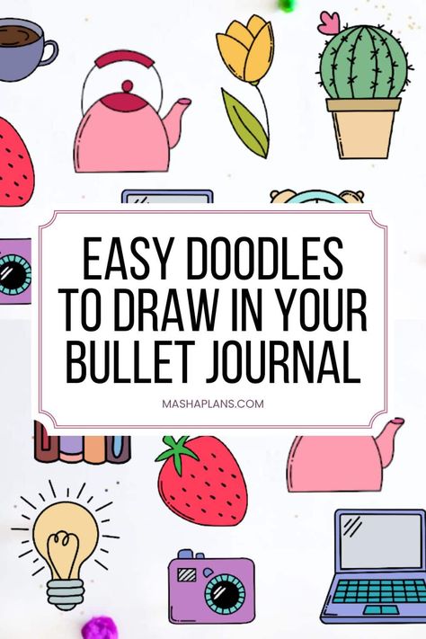 Whimsical Doodles Simple, Doodle Art For Beginners Step By Step, How To Doodle For Beginners Step By Step, Doodle Worksheets, How To Draw Easy Step By Step, How To Doodle For Beginners, How To Draw Kawaii, Simple Doodles Step By Step, How To Draw Cute Things