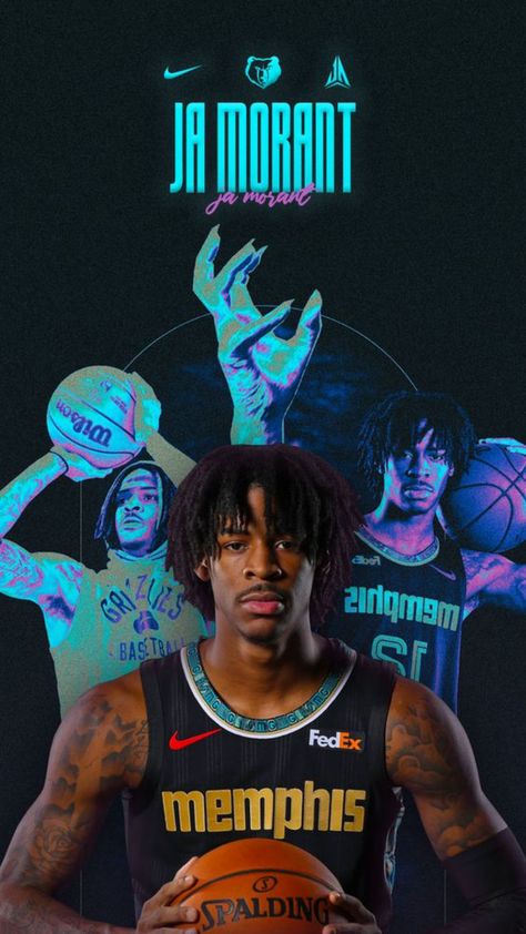 Jay Morant Wallpaper, Ja Morant Wallpaper Iphone 4k, Ja Morant Wallpaper Iphone, Ja Morant Dunk Wallpaper, Ja Morant Wallpaper, Basket Wallpaper, Ja Morant Style, Cool Basketball Wallpapers, Hair Braid Designs