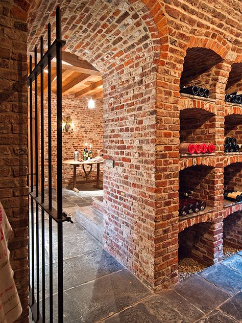 Belgian Pearls Wooden Wine Cabinet, Wine Cellar Basement, Frameless Glass Doors, Hidden Lighting, Wine Cave, Home Wine Cellars, Wine Cellar Design, Italy Wine, Cellar Design