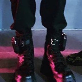 jungkook details Jungkook Pants, Jungkook Boots, Jungkook Details, Aesthetic Fits, Prada Shoes, Combat Boots, Prada, Boots, Pants