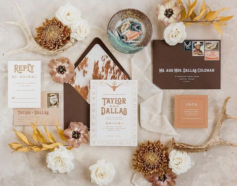 Cowboy Wedding Invitations, Western Invitations, Southwestern Ranch, Western Wedding Invitations, Southwestern Wedding, Western Style Wedding, Cowboy Wedding, Future Wedding Plans, Custom Stationery