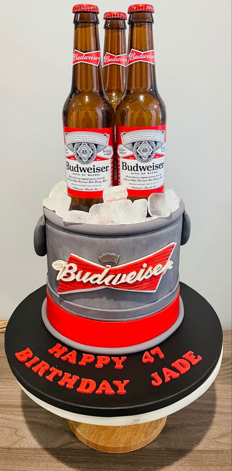 Budweiser Cake, Diaper Cake, Happy Birthday, Cake, Birthday