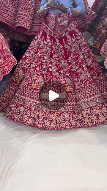 Madhur Milan on Instagram: "Quantising MAHARANI Floral 🦚 Handwork BRIDAL Lehenga by Madhur Milan at Chandni Chowk.It is a Sabyasachi Replica Lehenga.

Lehenga Details:
This Designer MAHARANI Floral 🦚 Handwork BRIDAL Lehenga is made with Dabka,Zardozi,Crystal Sequins,French-Knot,,Nakshi,American Diamond Jerkin,Cut-dana and Multicoloured Anchor Thread work with Designer Blouse.

PRICE:- Rs 75,000(Single Dupatta,5m+ Flair)

🛑Whatsapp/CALL/DM:- +919350859585🛑
🛑Any Customisation Possible🛑

LIKE,SUBSCRIBE,COMMENT and SHARE the Video in your circle.

BOOK YOUR ORDER NOW !!😊
🛑All Designs of HANDWORK LEHENGAS can be customised in any colour of
your choice
🛑For Price, Delivery and other details, kindly DM or Whatsapp us on (+91)-9350859585
🛑We are now shipping worldwide!!!🌏(except Pakista Circle Book, Chandni Chowk, Anchor Threads, Blouse Price, French Knot, Designer Blouse, Like Subscribe, American Diamond, Thread Work