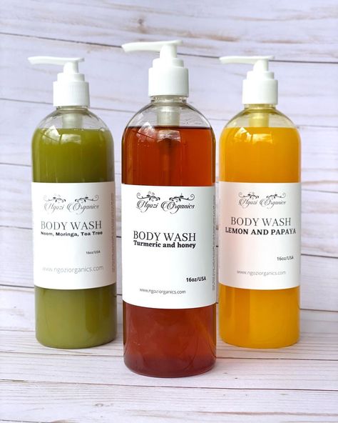 Tea Tree Body Wash, Honey Body Wash, Clear Your Skin, Herbal Skincare, Organic Body Wash, Turmeric And Honey, Body Washes, Shea Moisture Products, Body Butter