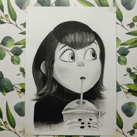 Mavis Drawing, Hotel Transylvania Drawing, Sketch Character, Disney Drawings Sketches, Frog Drawing, Anime Canvas Art, Art Drawings Sketches Pencil, Muse Art, Hotel Transylvania