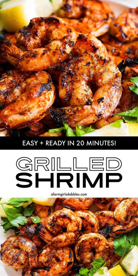 Grilled Shrimp Marinade, Easy Grilled Shrimp Recipes, Shrimp Marinade, Grilled Shrimp Recipes, Shrimp Recipes For Dinner, Shrimp Seasoning, Shrimp Recipes Easy, Shrimp Dishes, Grilled Shrimp