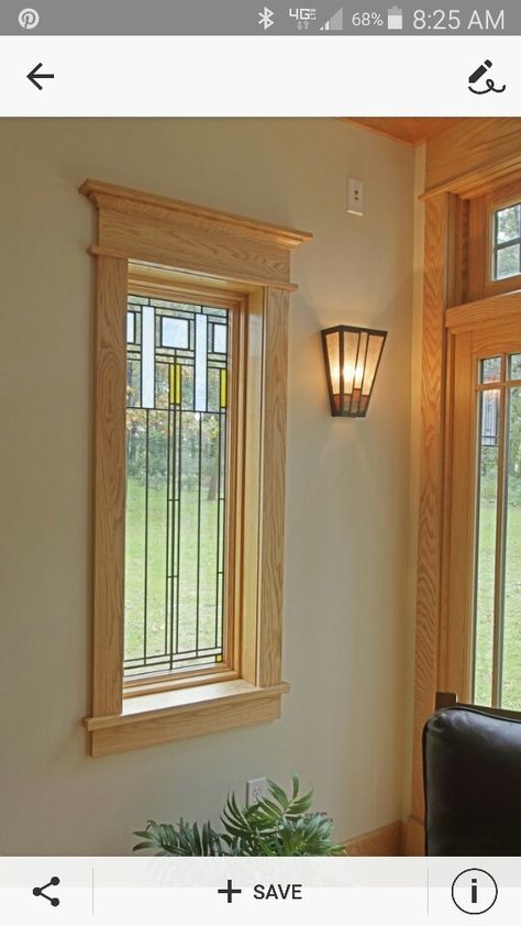 Craftsman Family Room, Interior Trim Ideas, Craftsman Style Interior, Farmhouse Window Trim, Craftsman Style Trim, Craftsman Window, Craftsman Window Trim, Craftsman Trim, Interior Window Trim